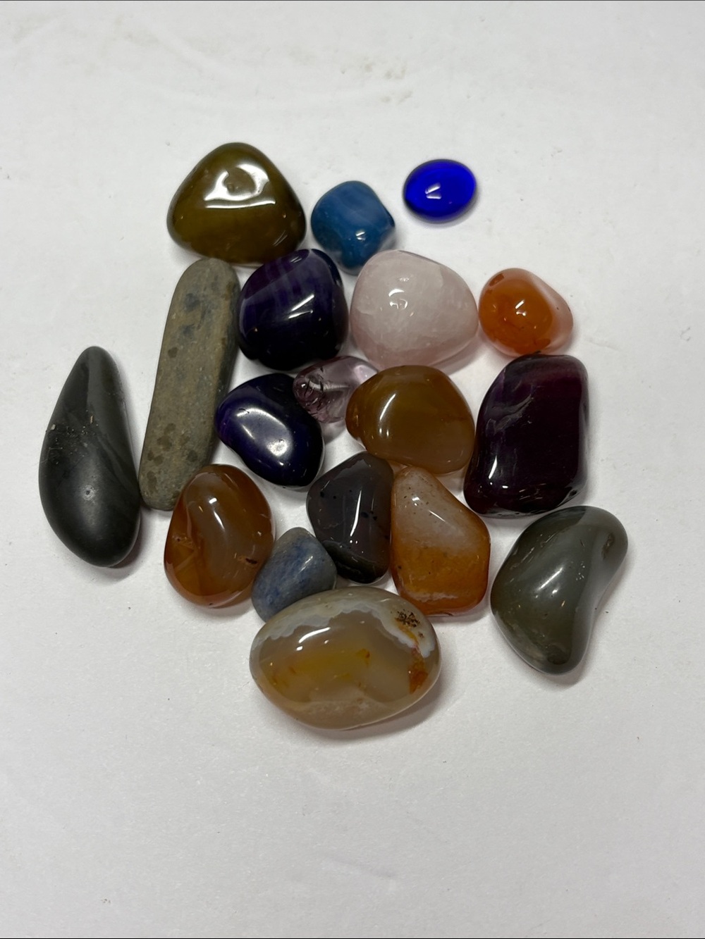 Tumbled Polished Gemstone Assortment - Multicolor